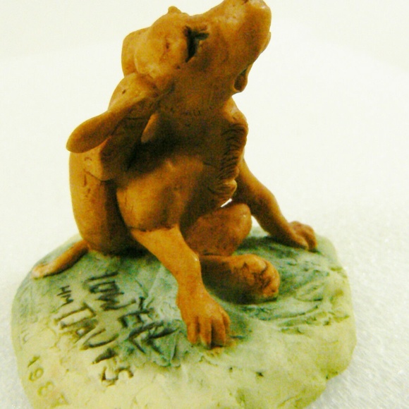 Lowell Davis Schmid Border Fine Art 1989 Fleas Dog Puppy Figurine Scotland - Picture 7 of 9